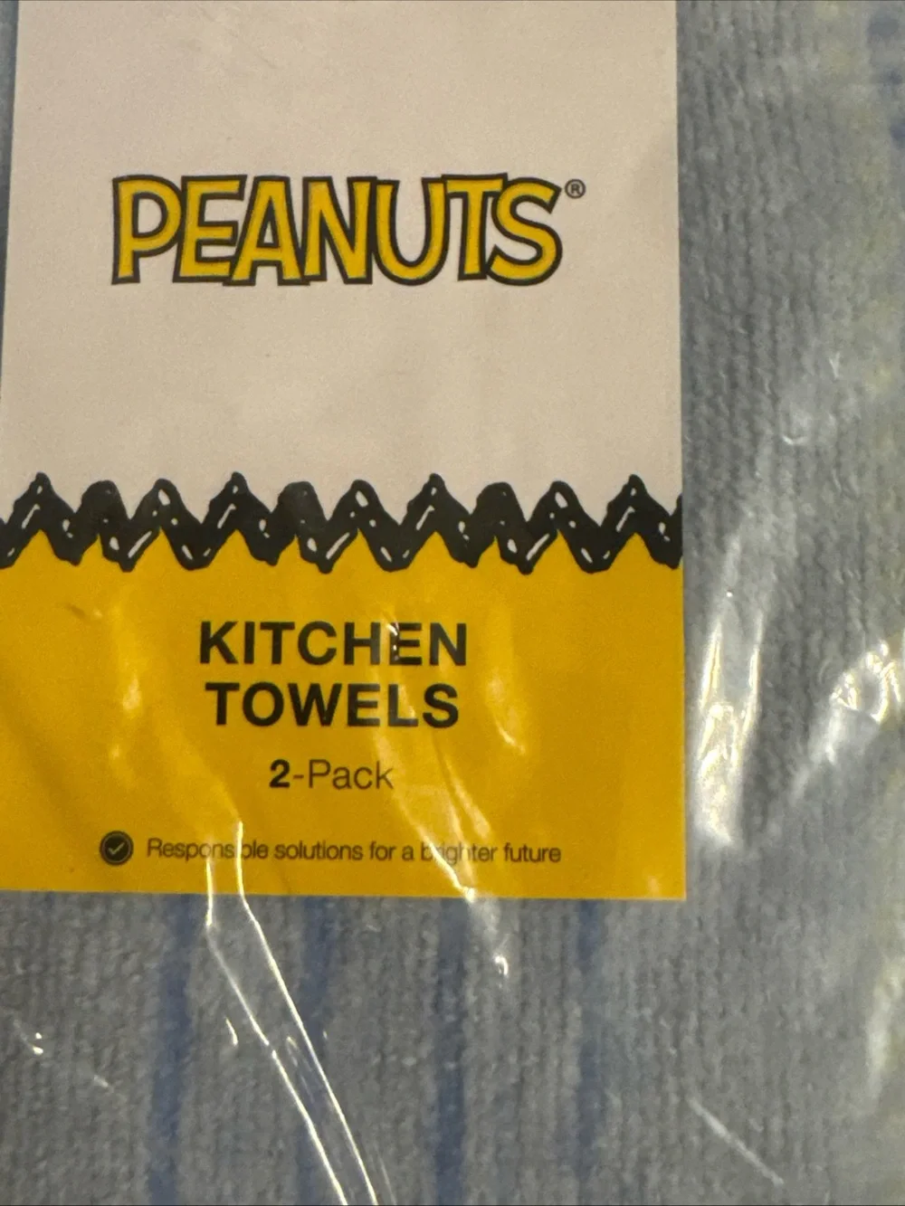 Peanuts Snoopy Blue & Red Kitchen Towel set 2